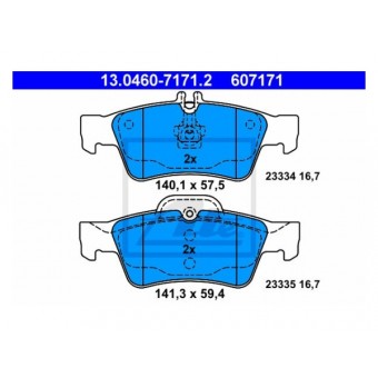 Fren Balatası W211 W212 W220 W221 Arka E200>500; S280>600